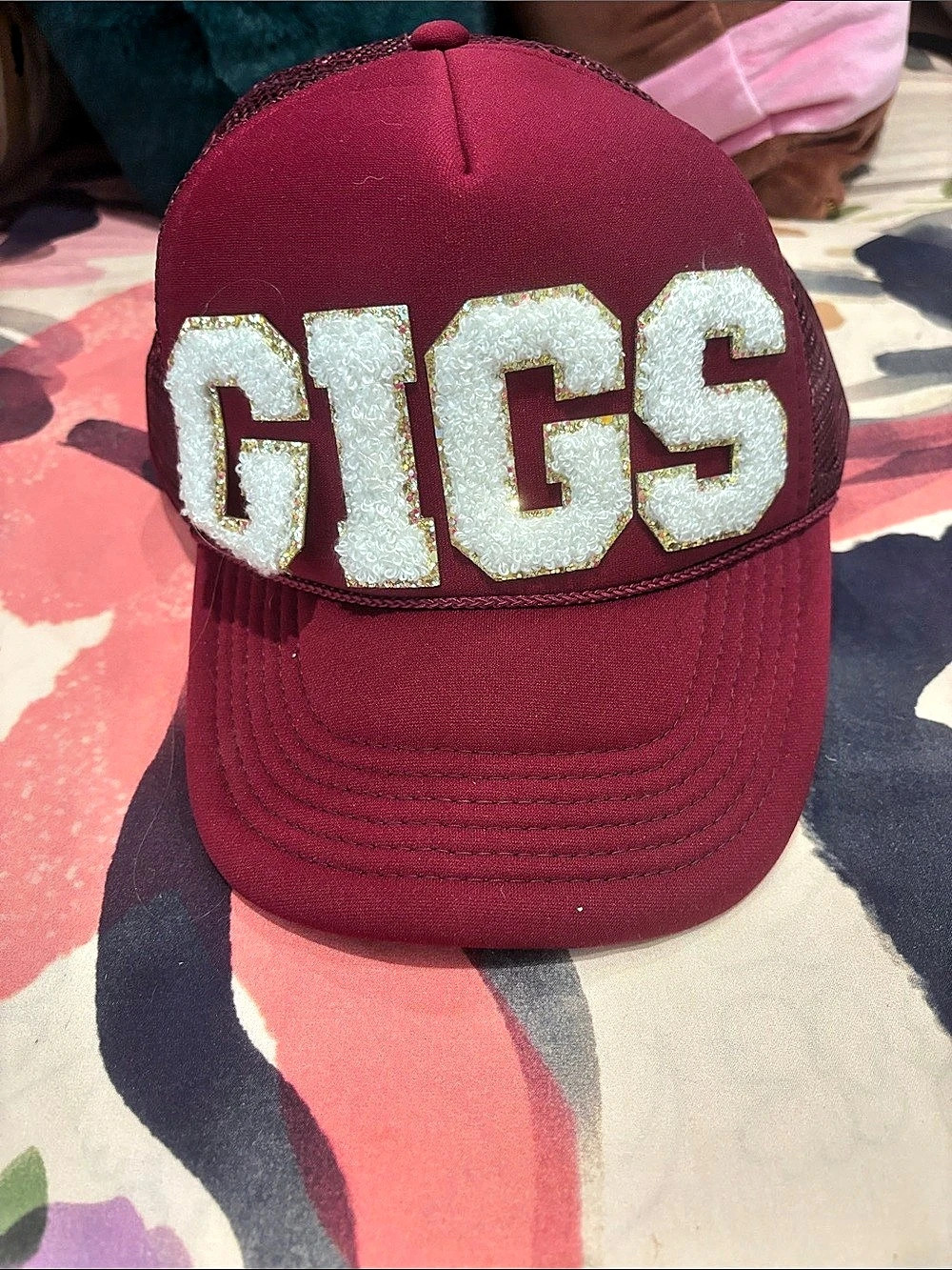 Texas A&M Gigs Burgundy Trucker Hat Like New